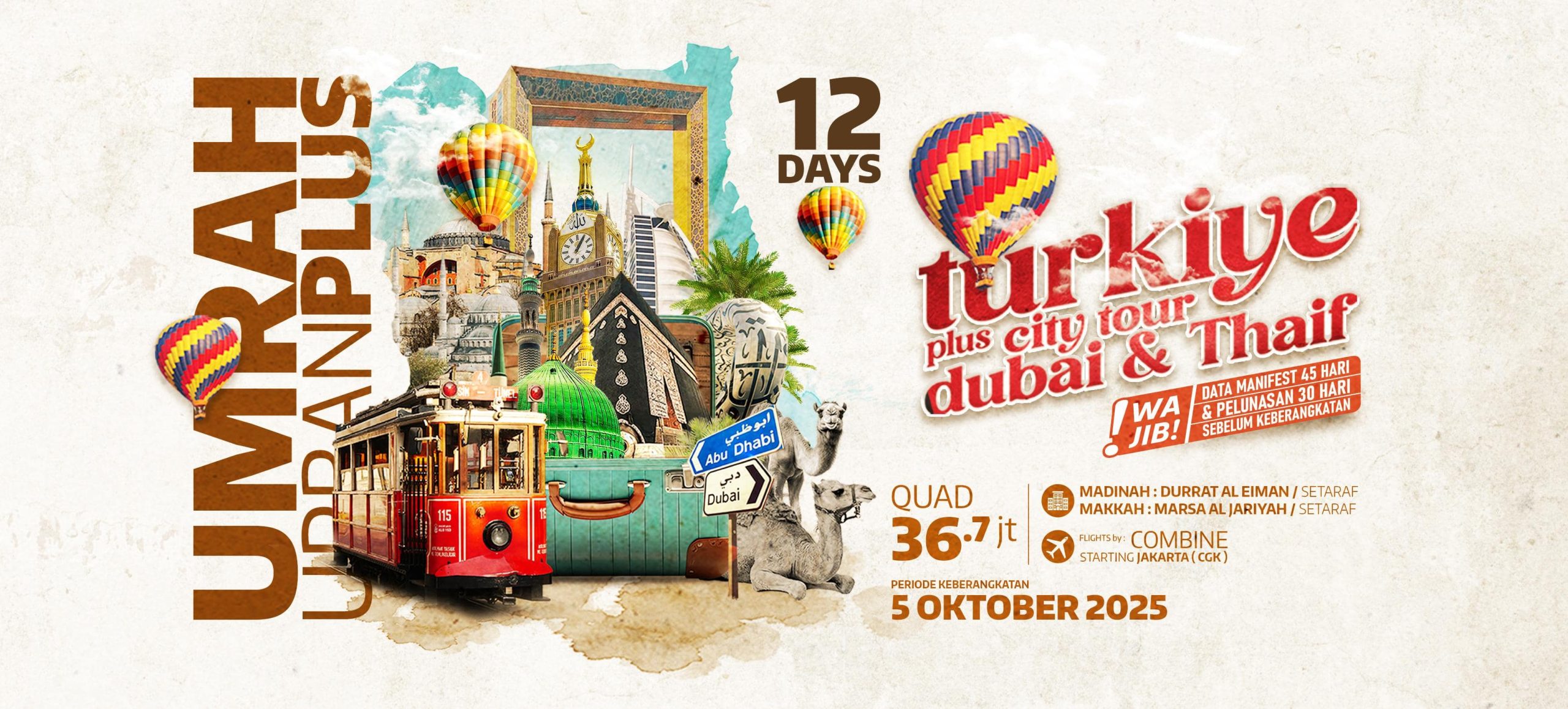 paket umroh plus turki 12 day